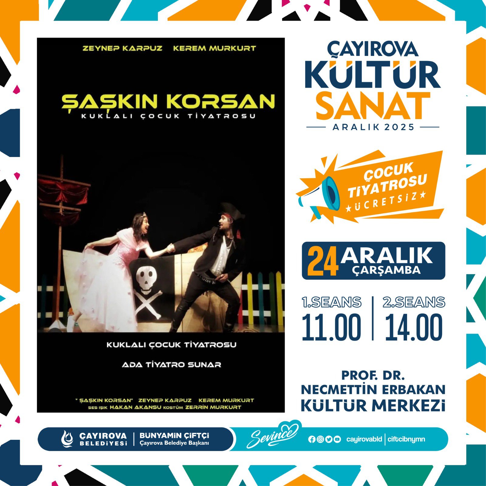 Şaşkın Korsan Kuklalı Çocuk Tiyatrosu