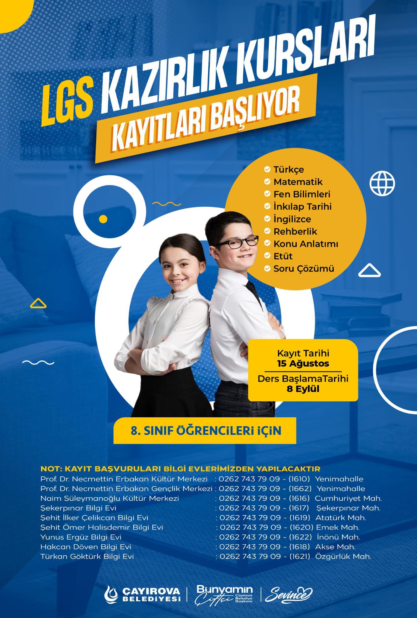LGS Hazırlık Kurs Kayıtları Başlıyor
