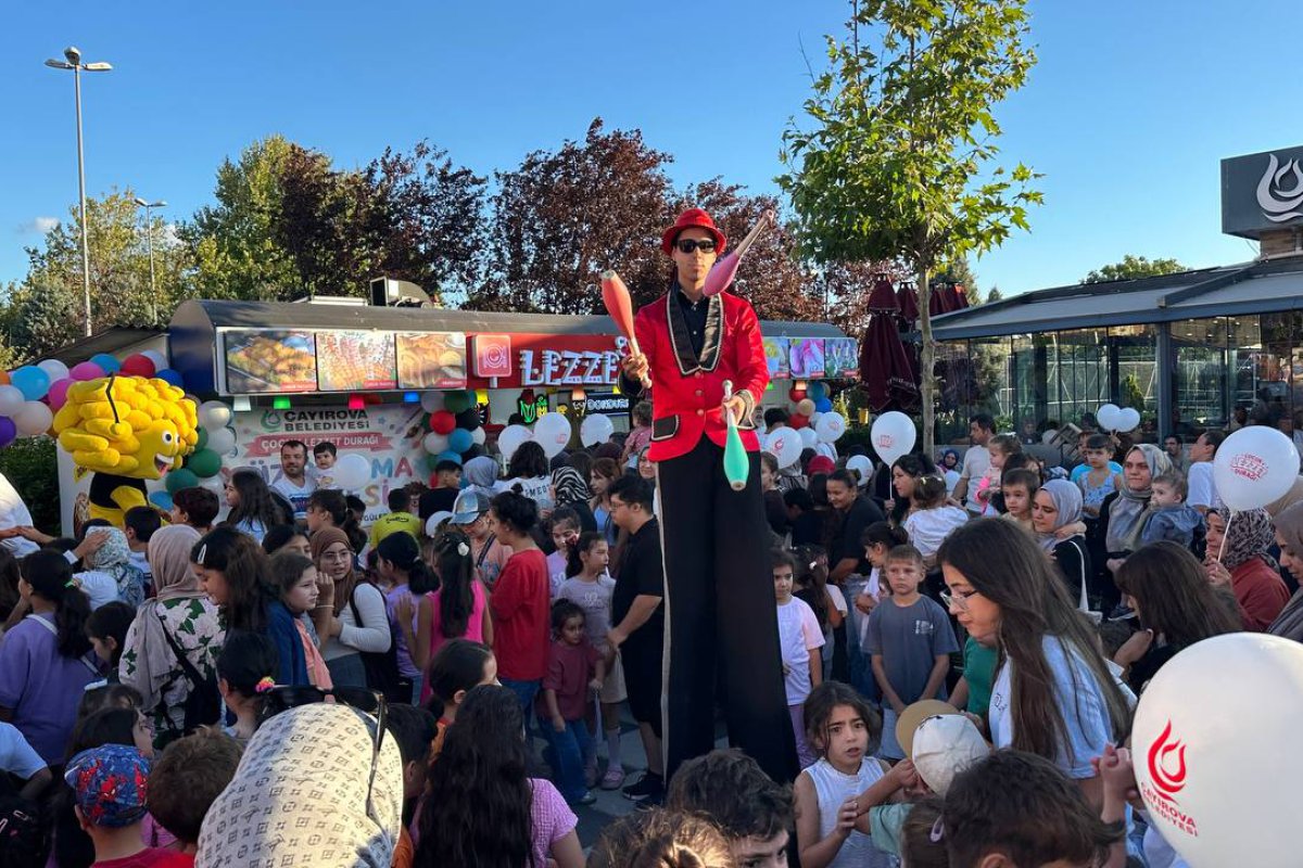 Çayırovalı çocuklar, ‘Yaza veda, eğlenceye merhaba’ etkinliğinde buluştu