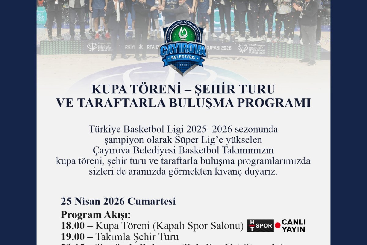 Çayırova kupasına kavuşuyor