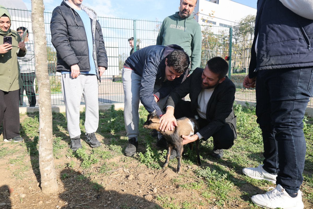 Özel bireyler, elleriyle hasat yapıp çiçek ekti