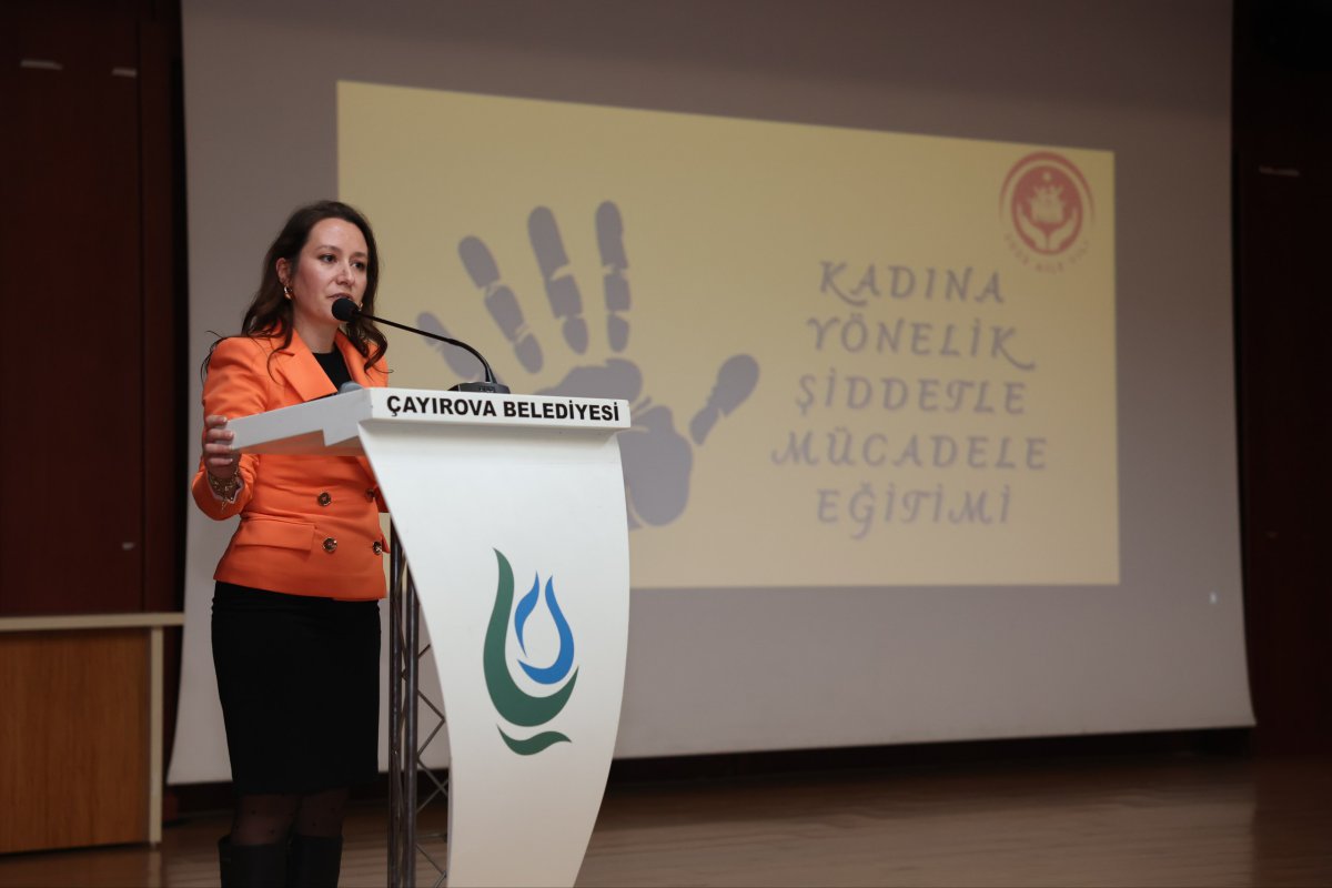  Çayırova’da Kadına Yönelik Şiddetle Mücadele Eğitimi gerçekleştirildi